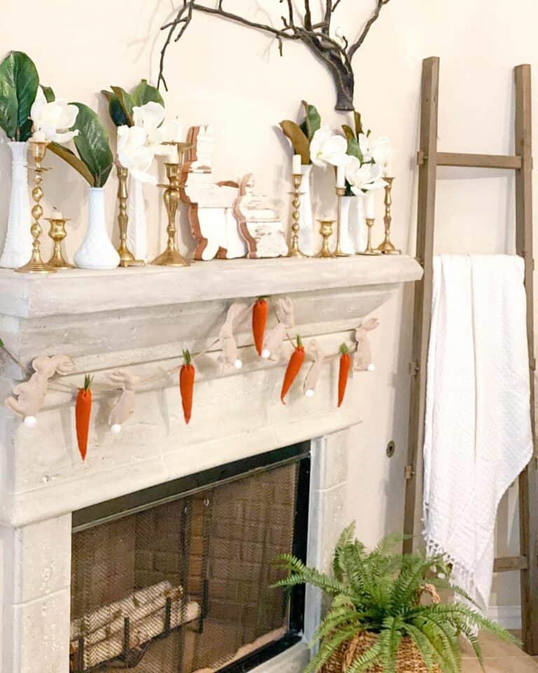 Easter Garland for Mantel Ideas
