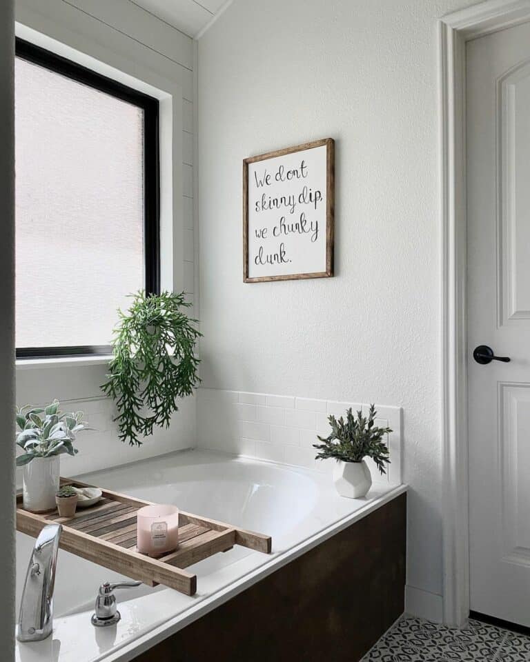 Farmhouse Shiplap Bathroom Window Ideas