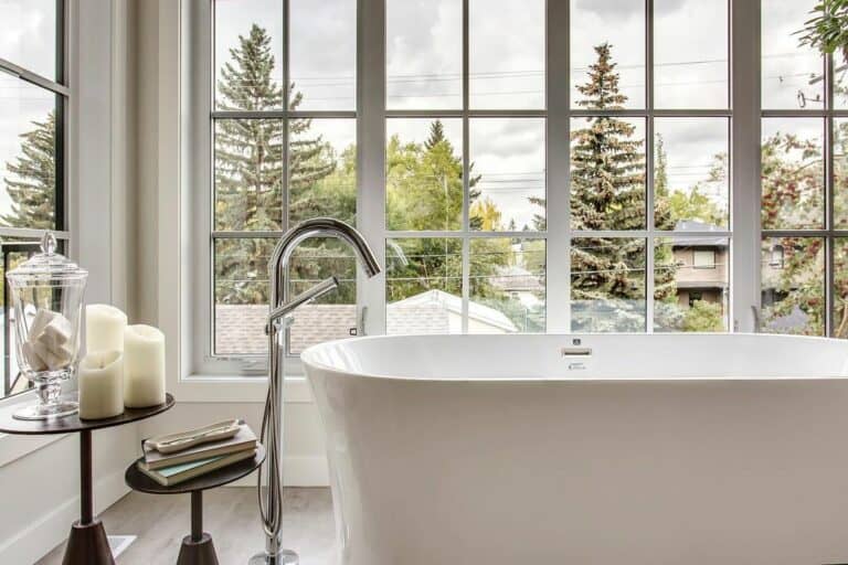 Floor-to-Ceiling Bathroom Windows