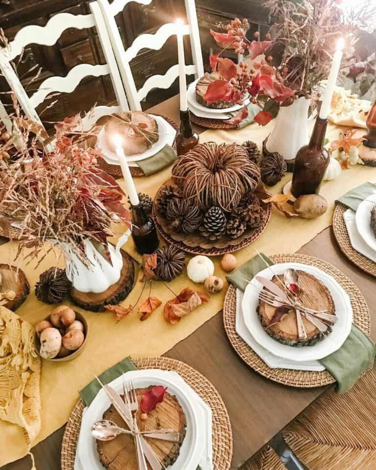 Full Fall Tablescape