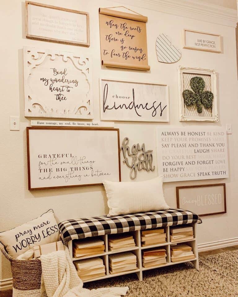 Inspirational Gallery Wall