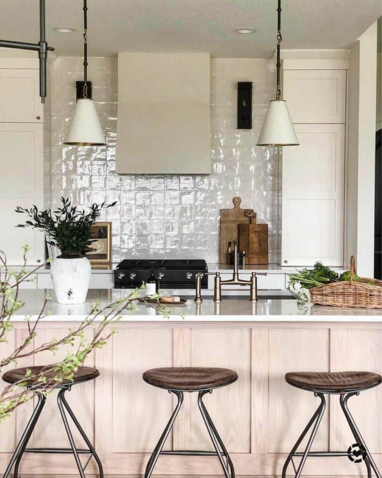 Leather Kitchen Island Stools