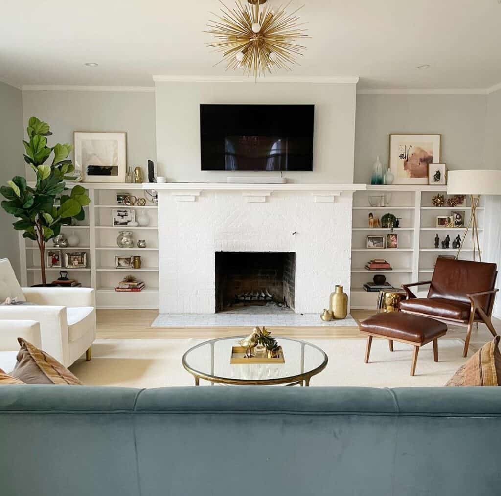 Mid-Century Modern Living Room Chandelier