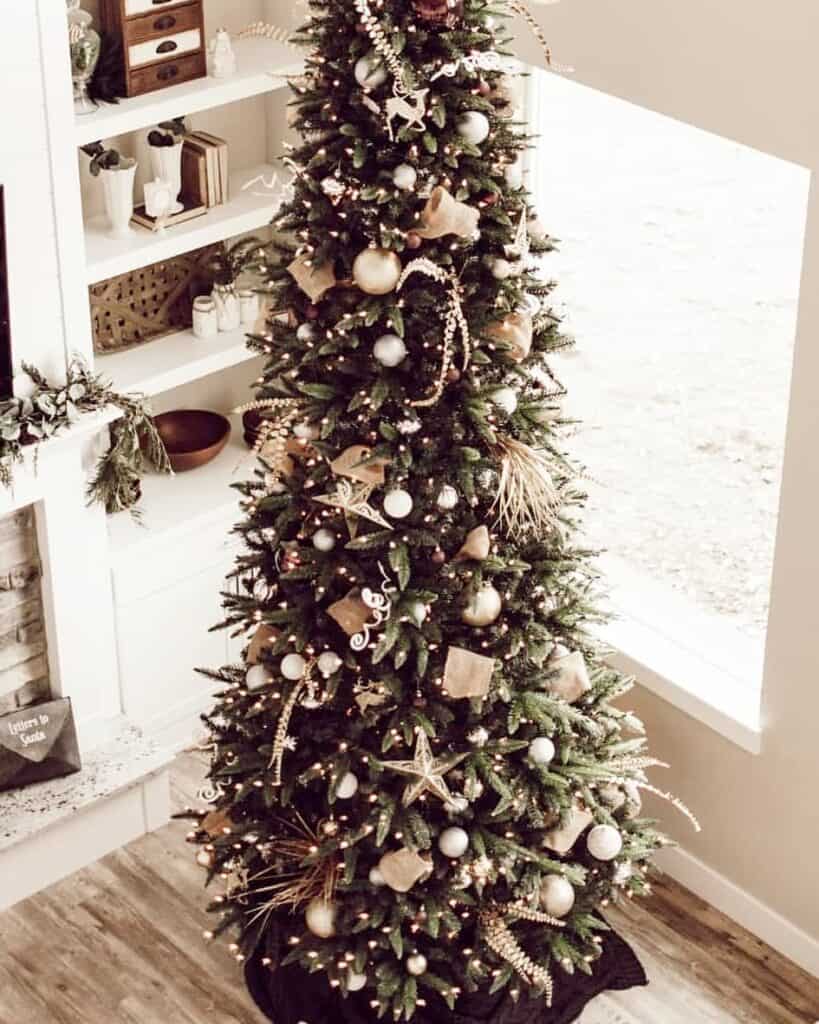Modern Farmhouse Decorations for Christmas Tree
