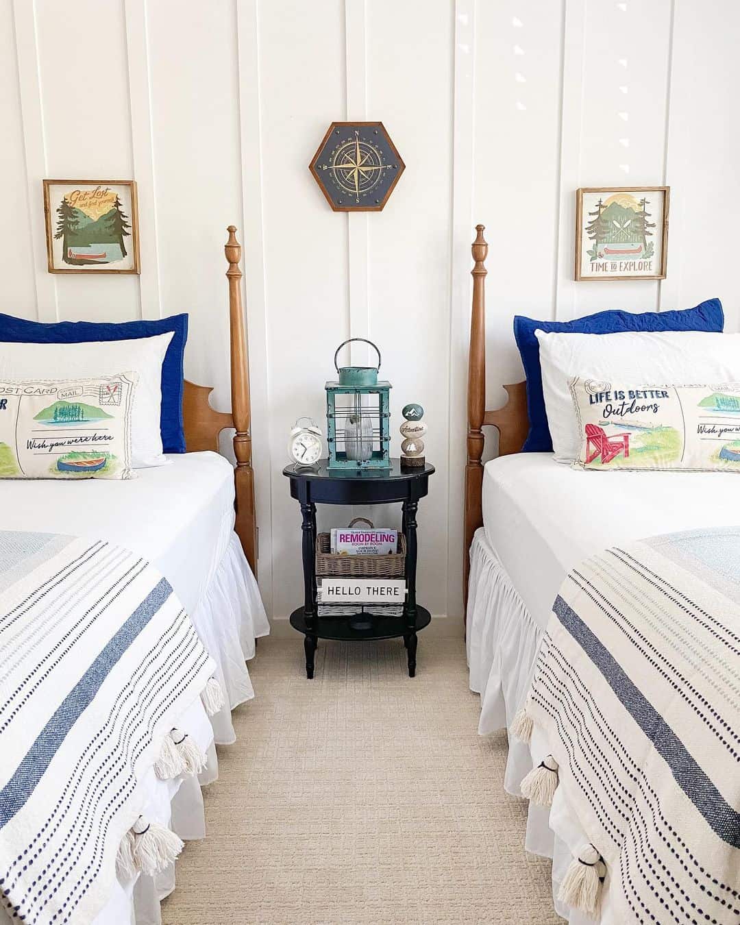 Nautical Bedroom with Board and Batten Wall Soul & Lane