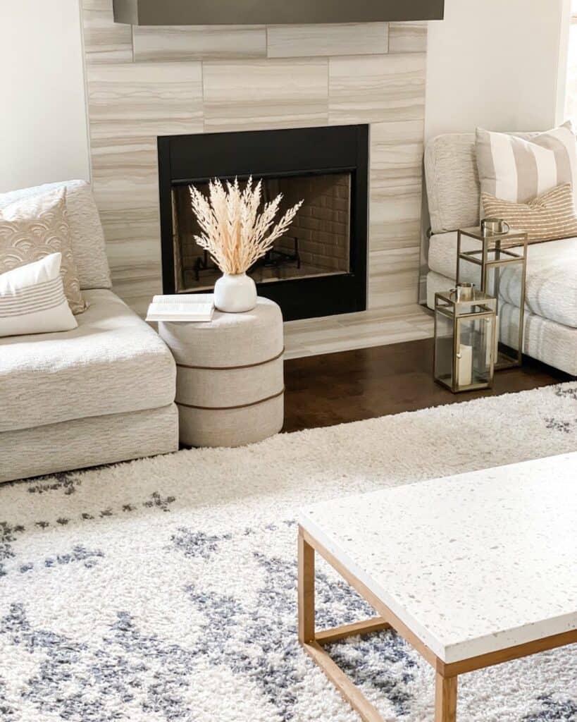 Neutral Living Room with Low-Profile Seating