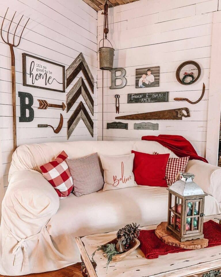 Personalized Shiplap Gallery Wall