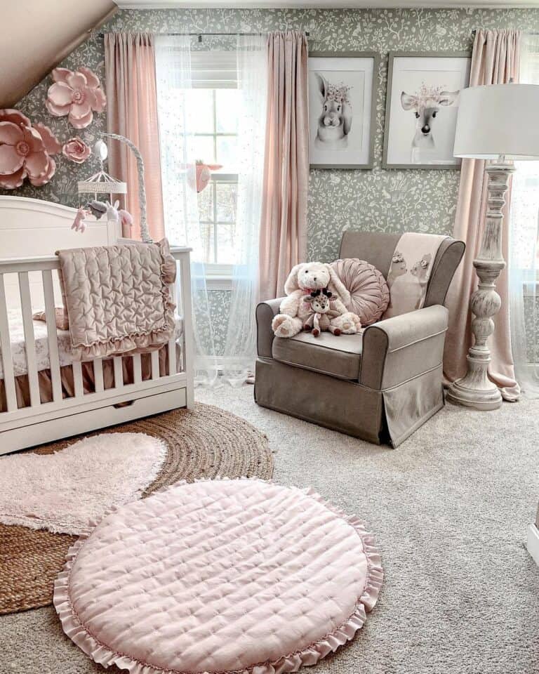 Pink and Grey Nursery Ideas