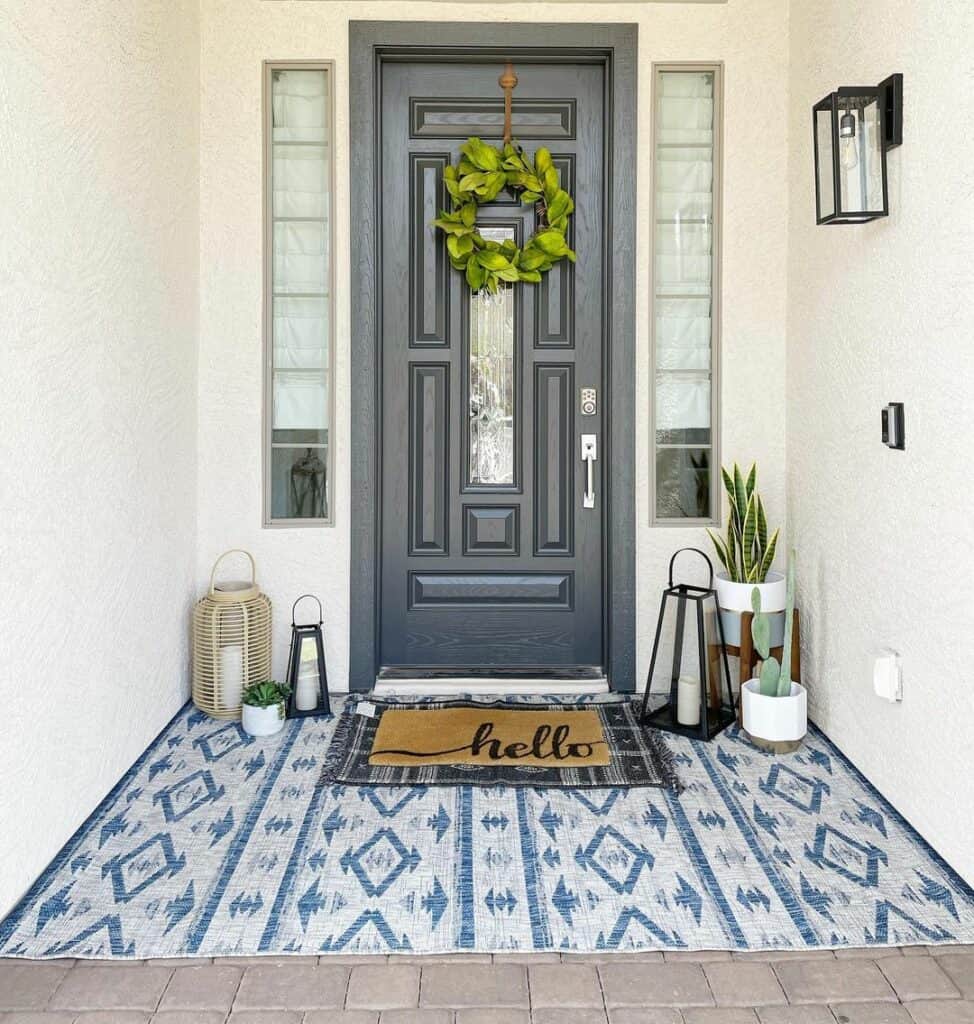 Porch Inspiration in Shades of Blue