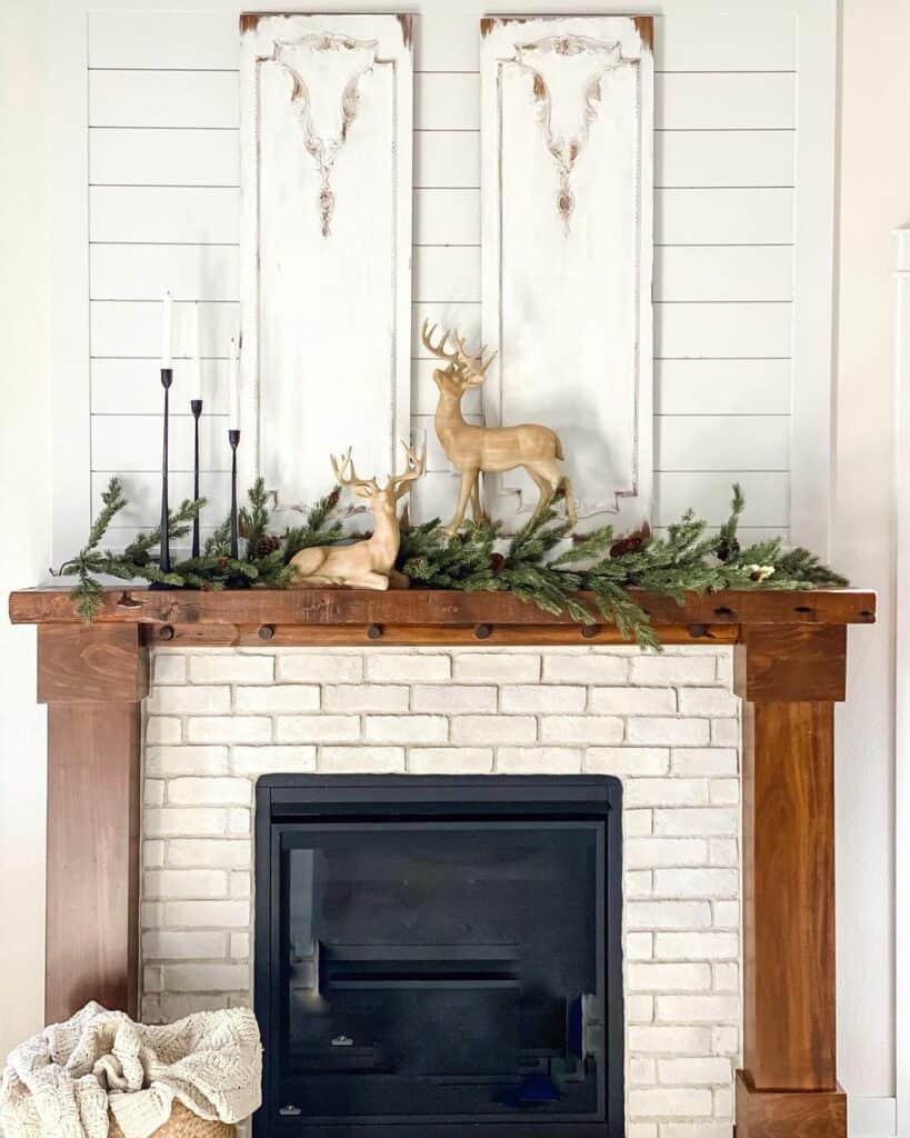 Post-Christmas Decorating Ideas for a Mantle