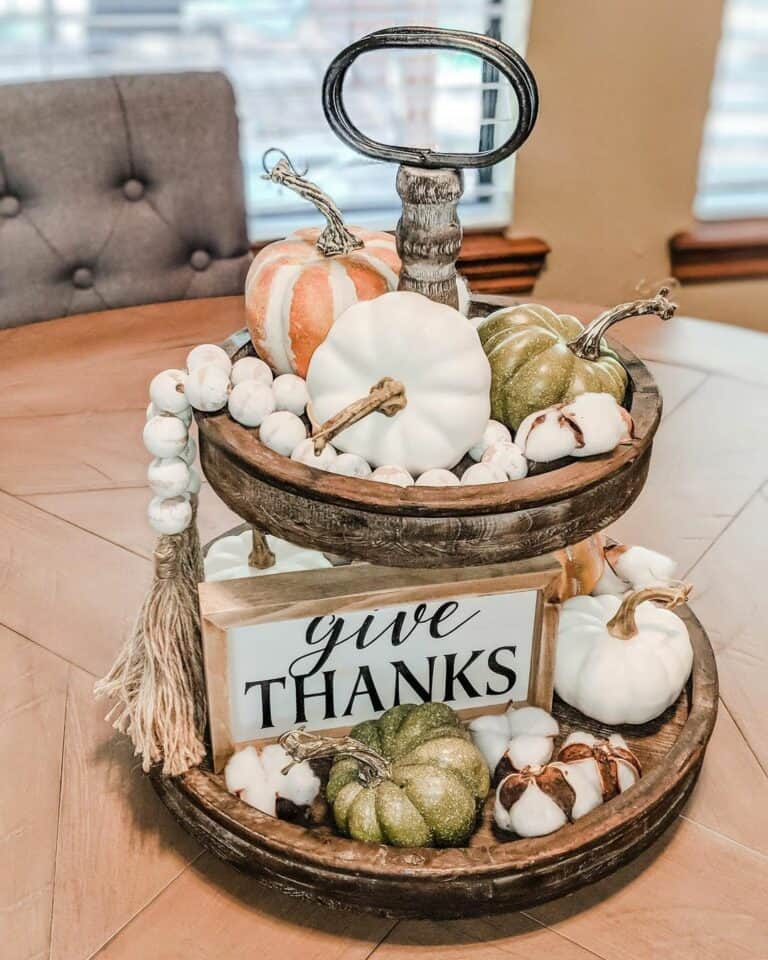 Pumpkin Décor with Muted Colors