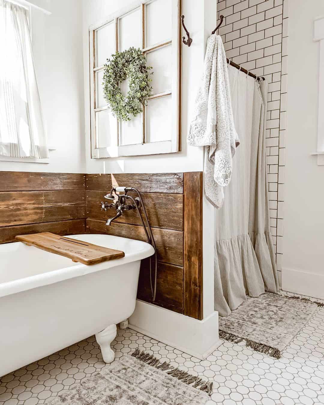 Reclaimed Wood Tub Alcove - Soul \u0026 Lane, image size:1080x1350