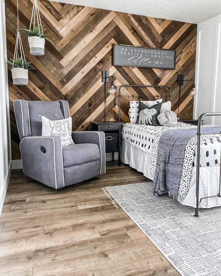 Rustic Neutral Child's Bedroom