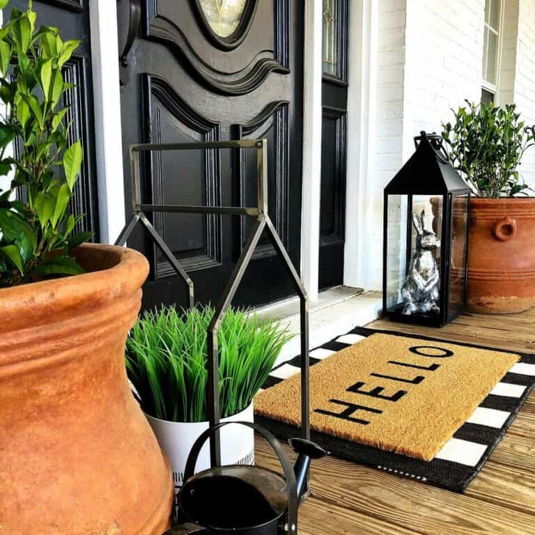 Rustic Spring Accessories for Porch