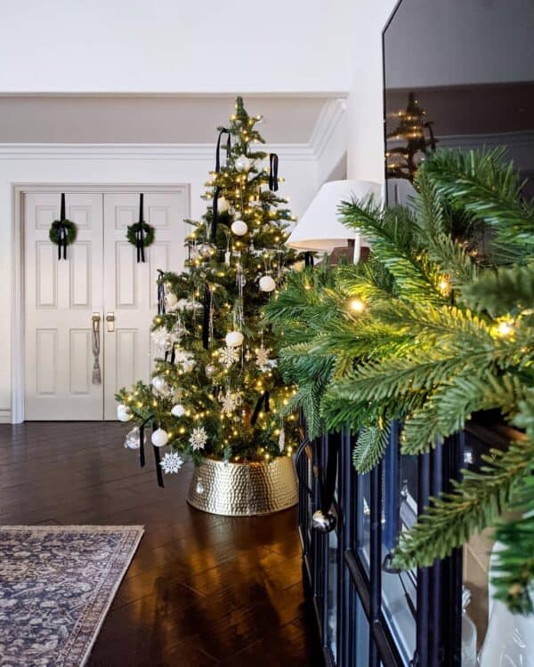 35 Metal Tree Collar Ideas for Any Christmas Tree