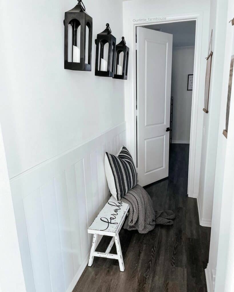 Simple Modern Farmhouse Hallway