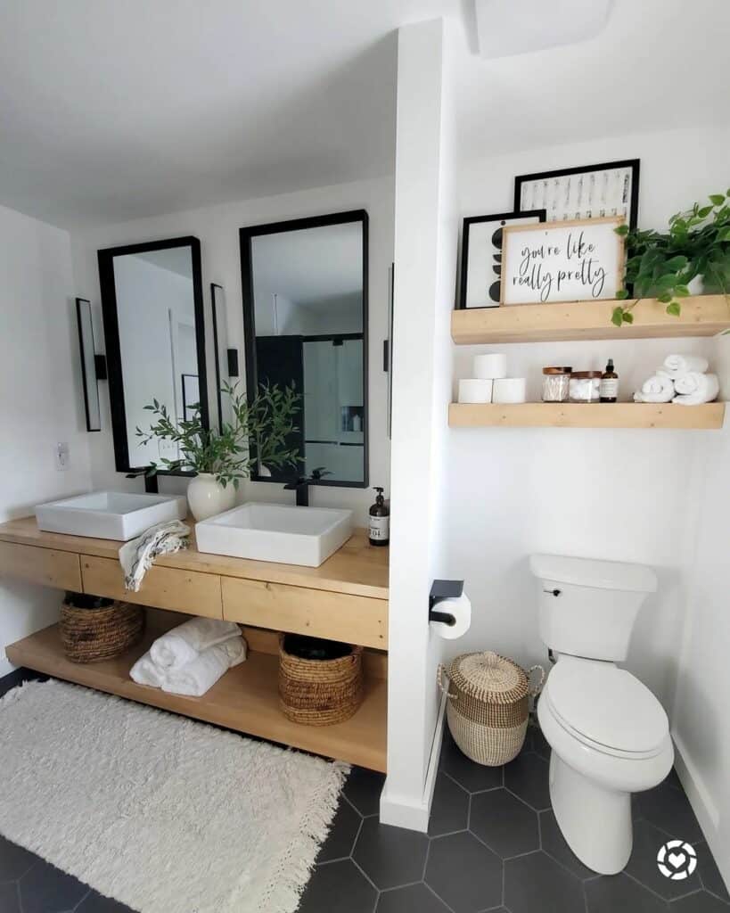 Small Space Double Bathroom Vanity