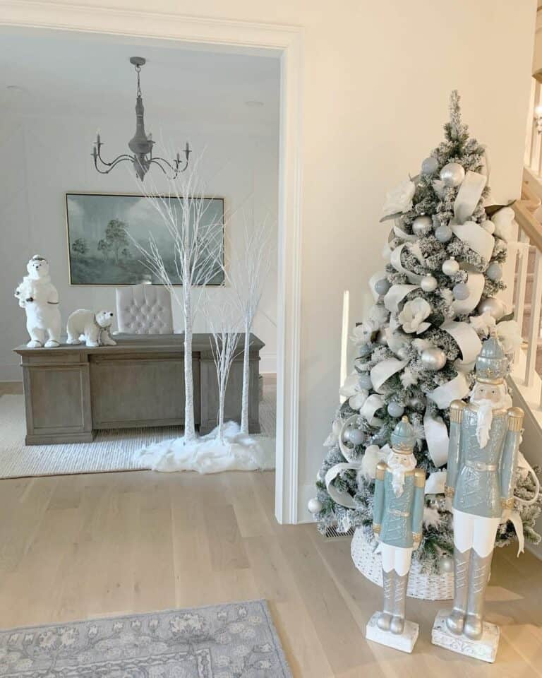 Soft Blue Winter Wonderland Décor Ideas