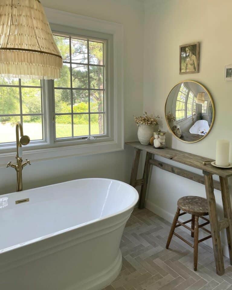 Traditional Framed Bathroom Window Ideas
