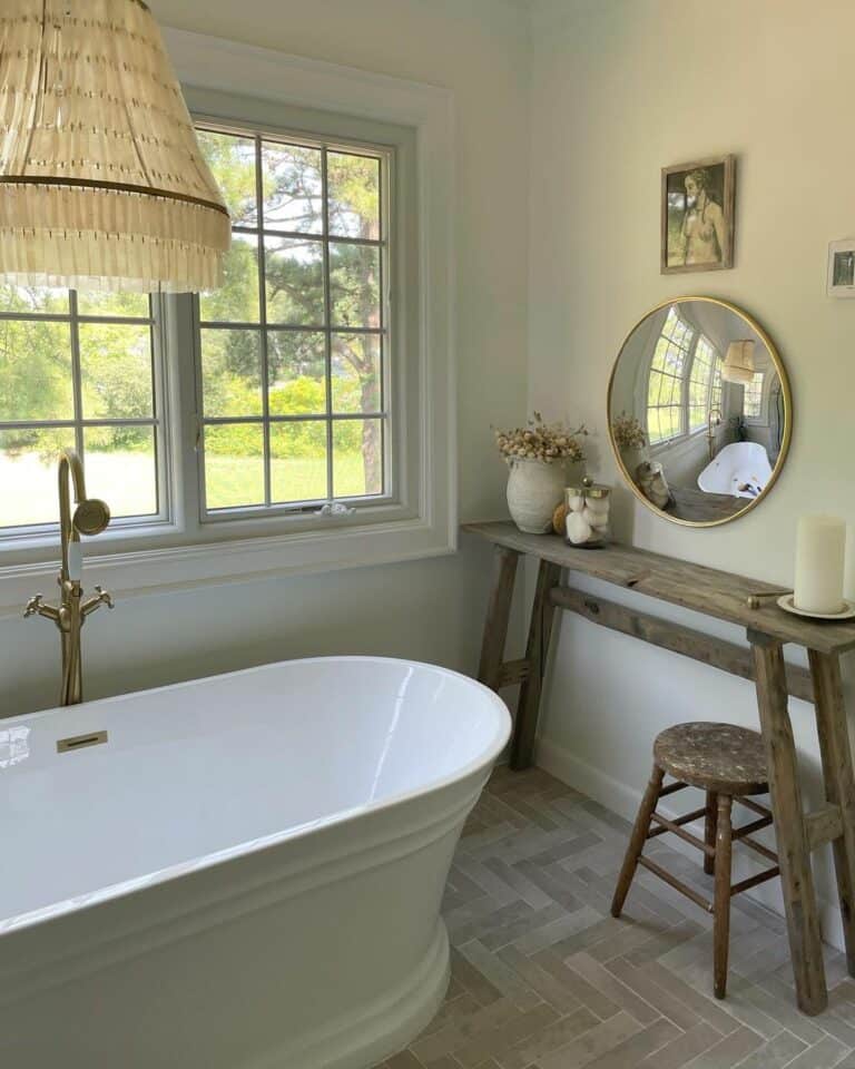 Traditional Framed Bathroom Window Ideas