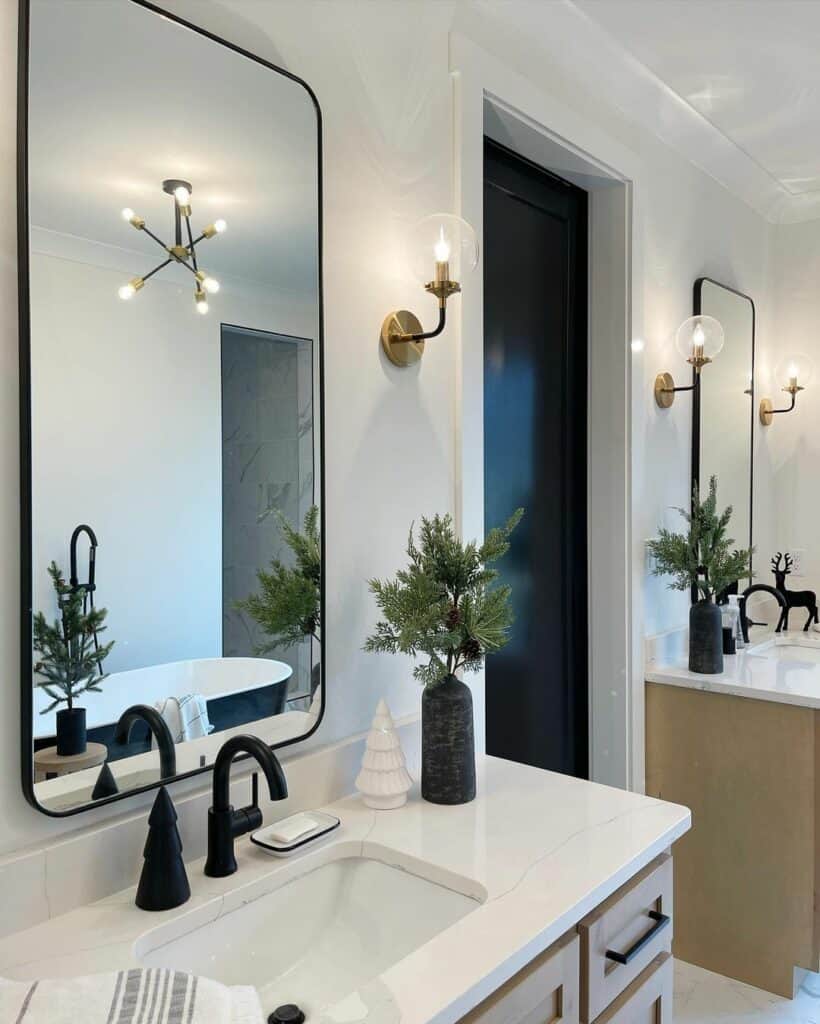 Twin Bathroom Vanity Décor Soul & Lane