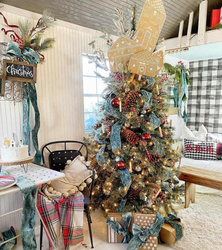 Unique Paper Gingerbread House Tree Toppers Soul & Lane