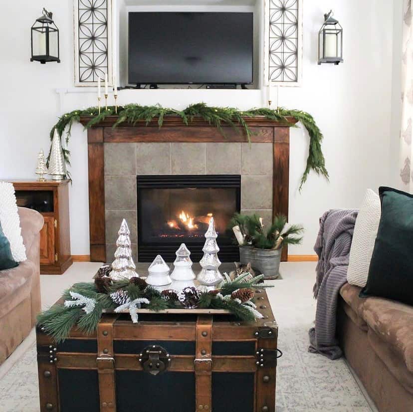 Vintage Trunk Used as Coffee Table Soul & Lane