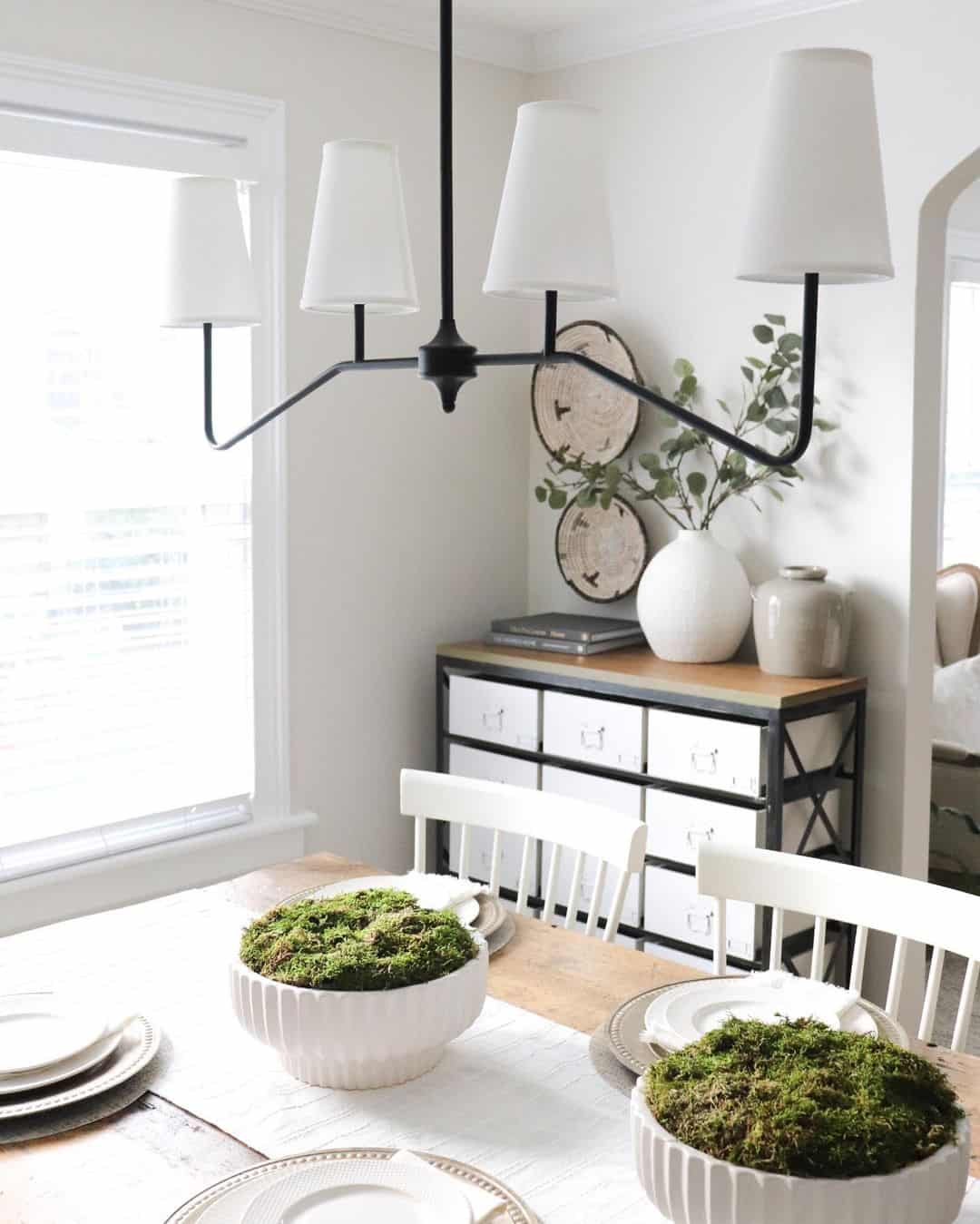 White Ceramic Vase with Eucalyptus Soul & Lane