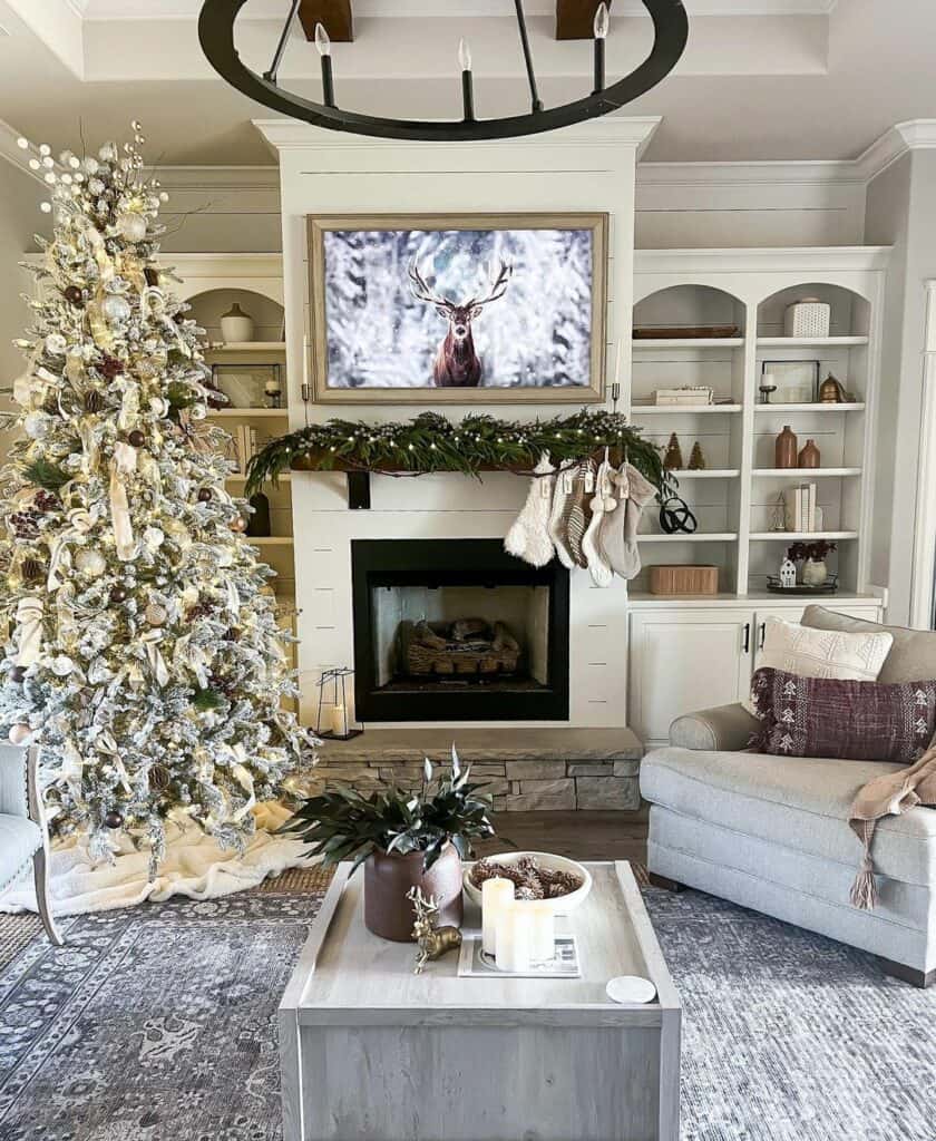 34 Beautiful White Tree Skirt Ideas to Try This Year