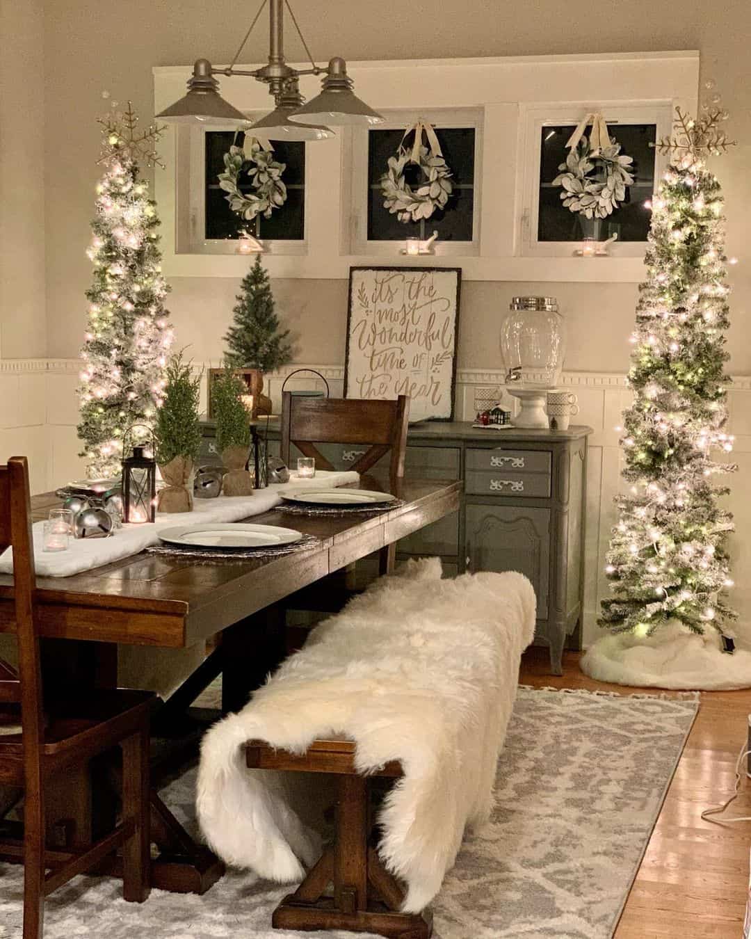 Winter Glam Décor Inspiration for the Dining Room - Soul & Lane