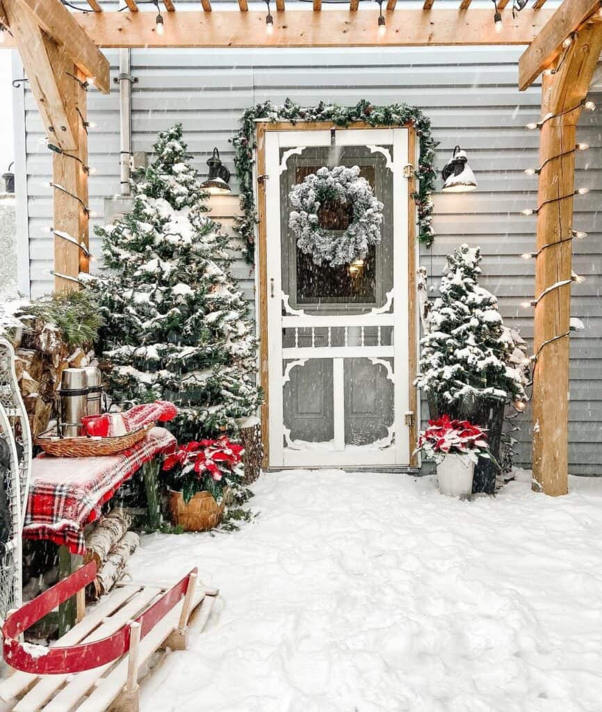 Winter Wonderland Porch Decor Ideas