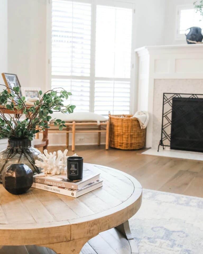 Affordable Neutral Coffee Table Décor