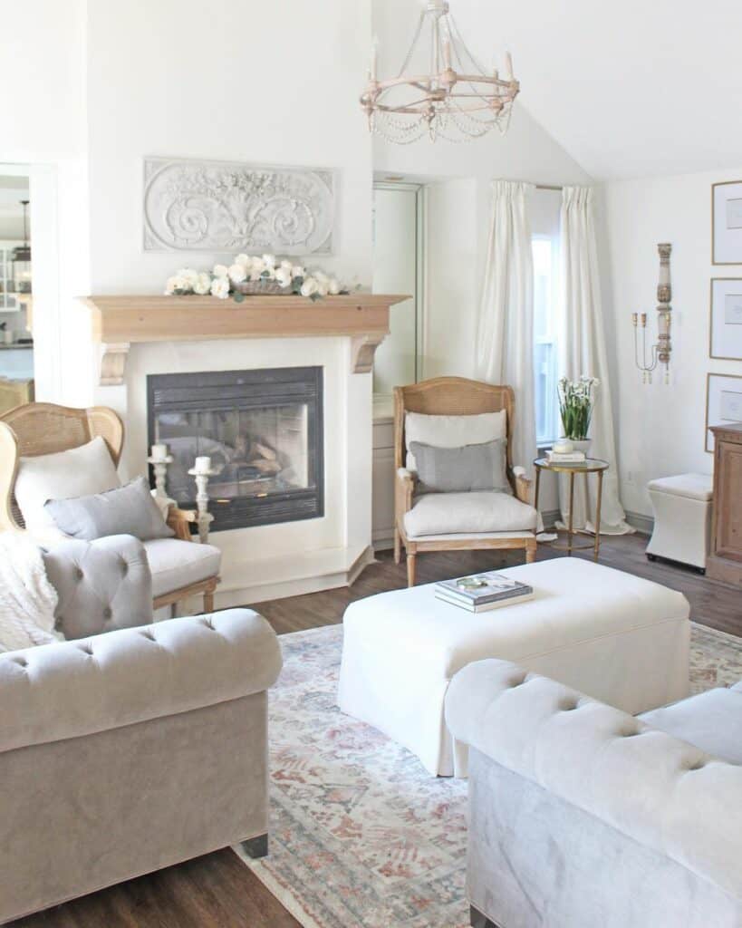 Beige Living Room Ideas With Antique Décor Soul & Lane