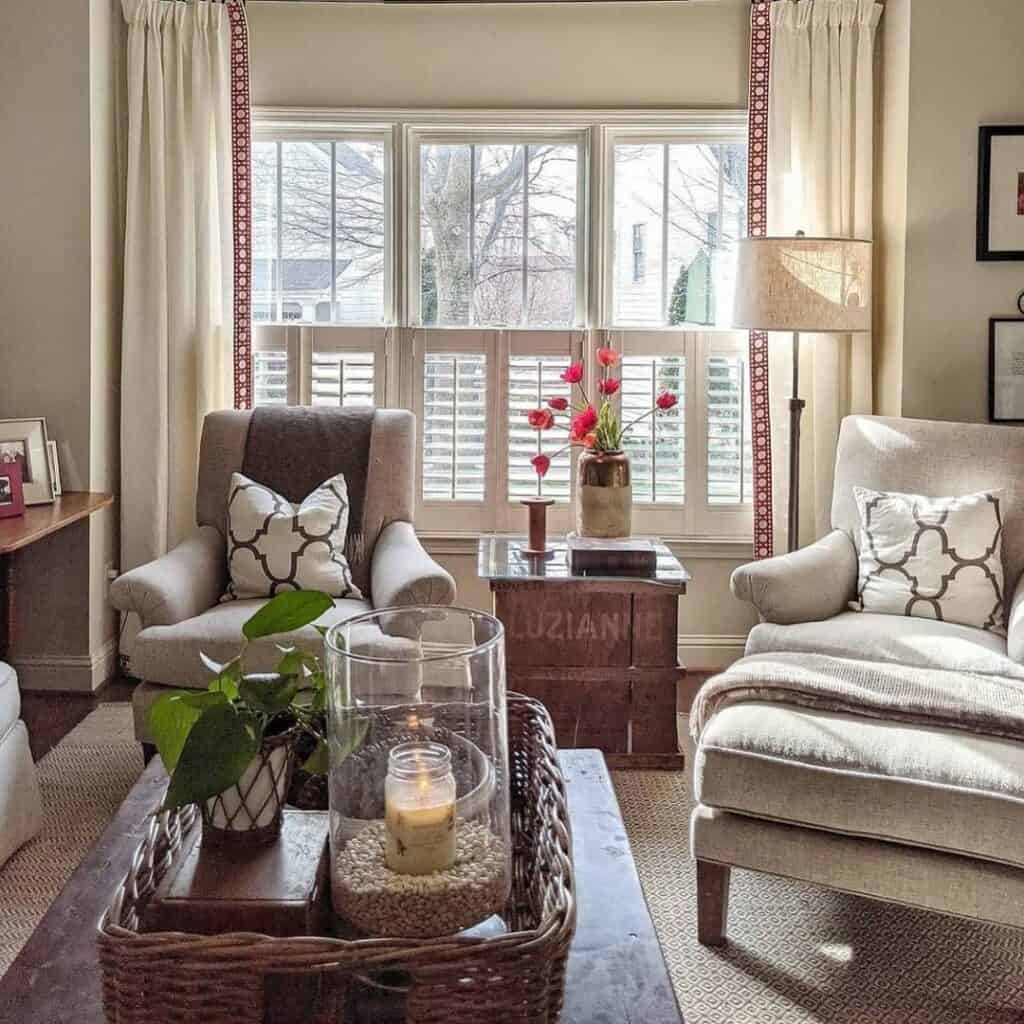 Beige and Brown Living Room Ideas