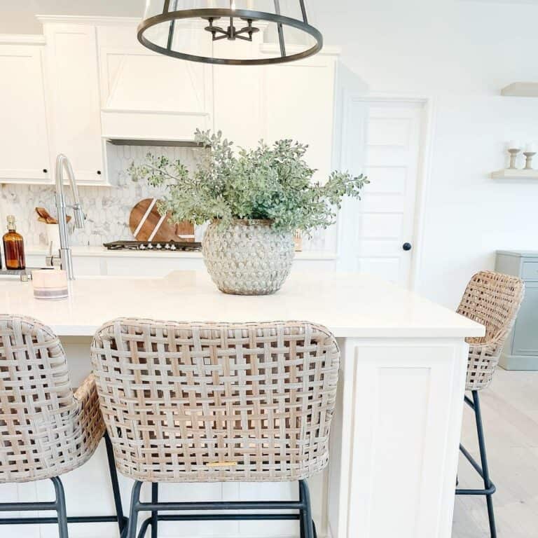 Black and Glass Farmhouse Pendant Light