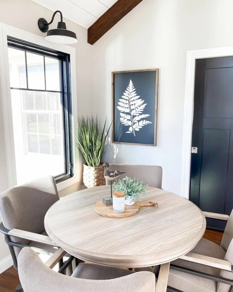 Breakfast Nook Includes Pedestal Table