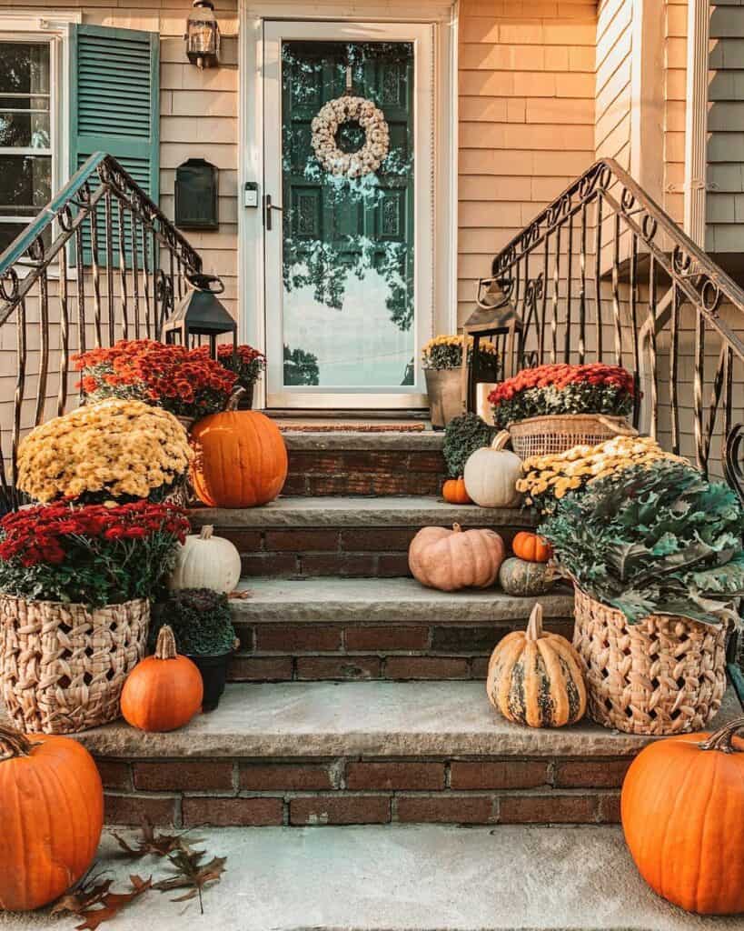 30 Front Step Ideas to Guests and Boost Curb Appeal