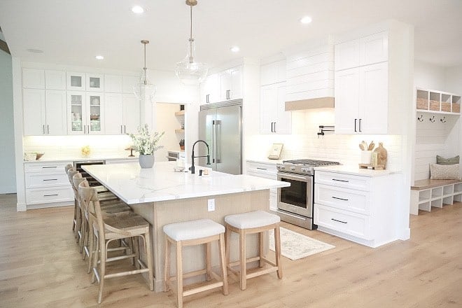 Bright Kitchen with Cross-Back Chairs