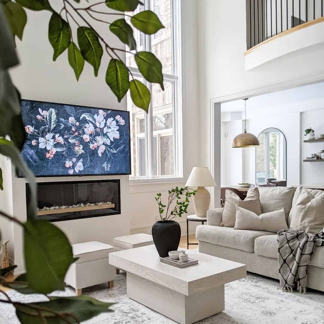 30 Eye-catching TV Over Fireplace Ideas for Function and Style