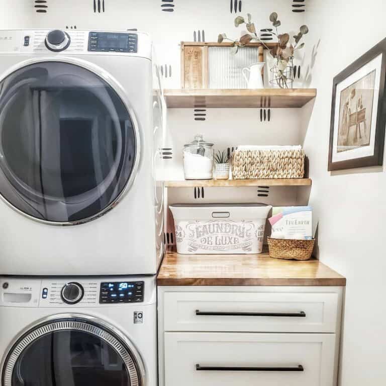 Bright and Neat Laundry Room