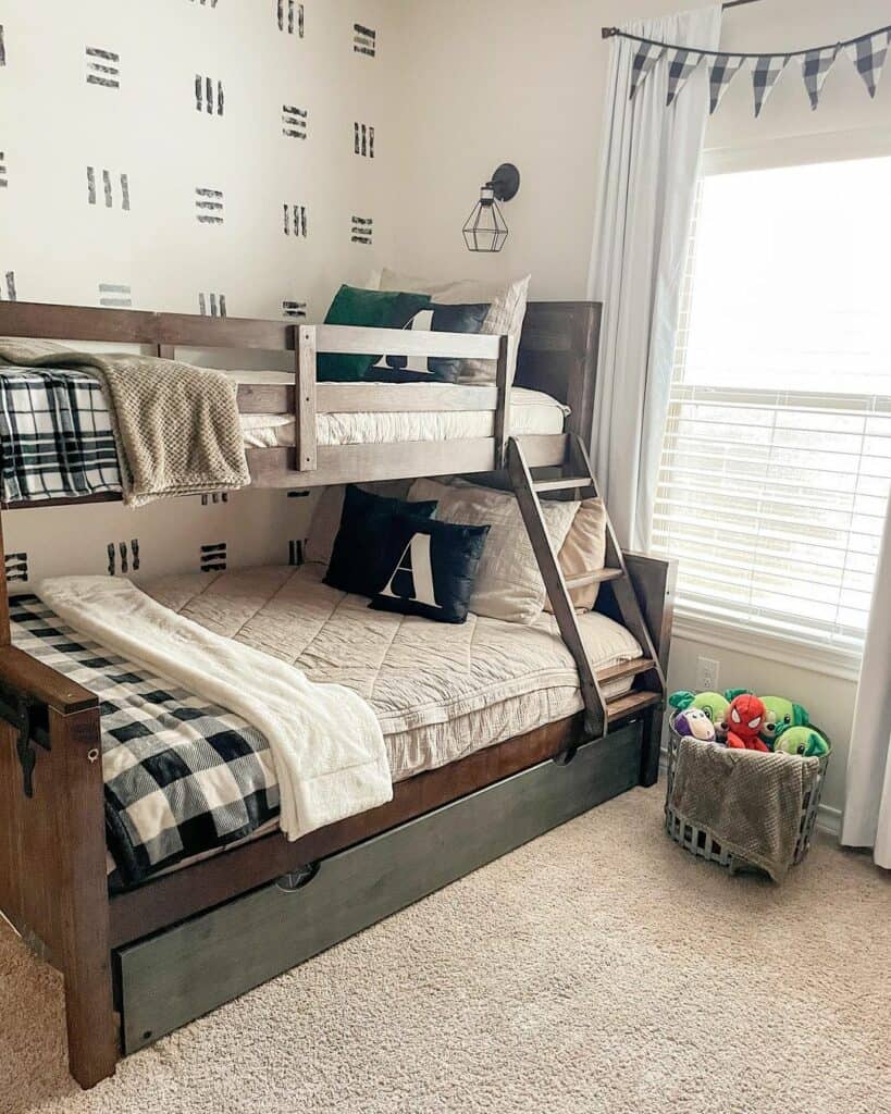 Bunkbeds with Blanket Storage Ideas