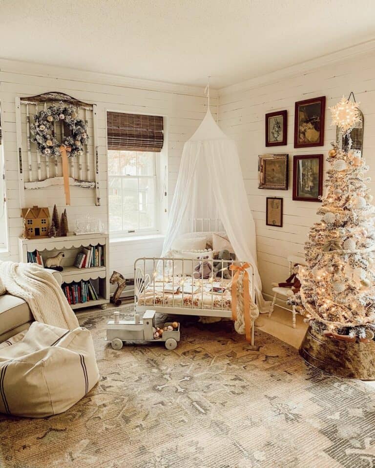Charming Farmhouse Toddler Girl Bedroom Ideas