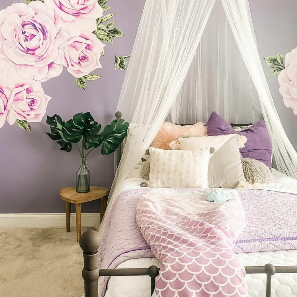 Charming Purple Toddler Girl Bedroom Ideas
