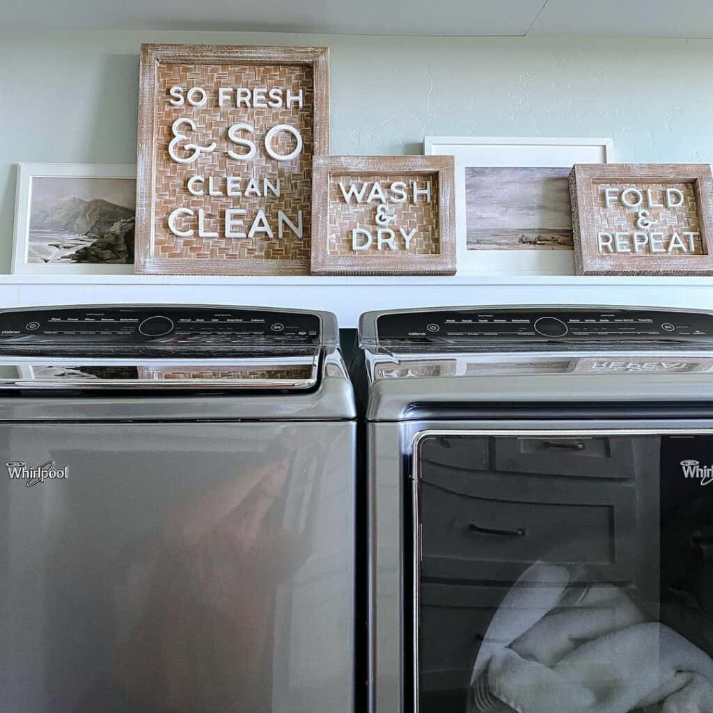 Clean and Simple Laundry Room
