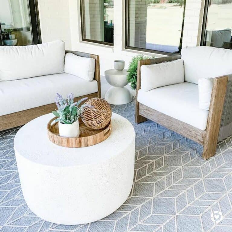 Coastal Touches for Outdoor Patio
