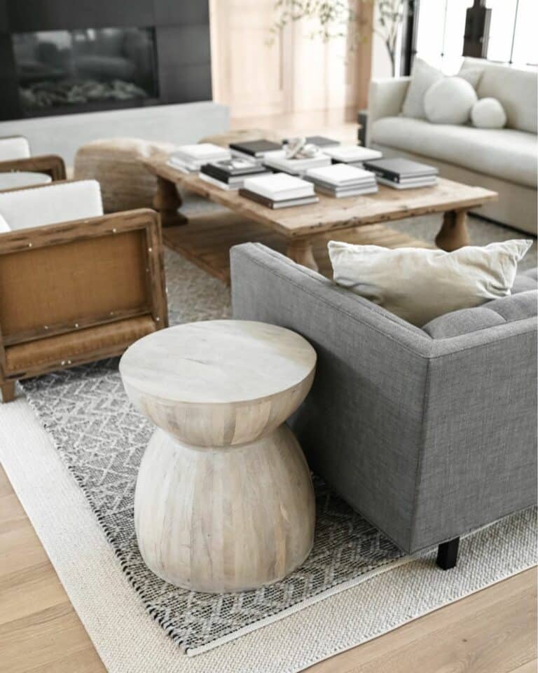 Coffee Table in a Neutral Living Room