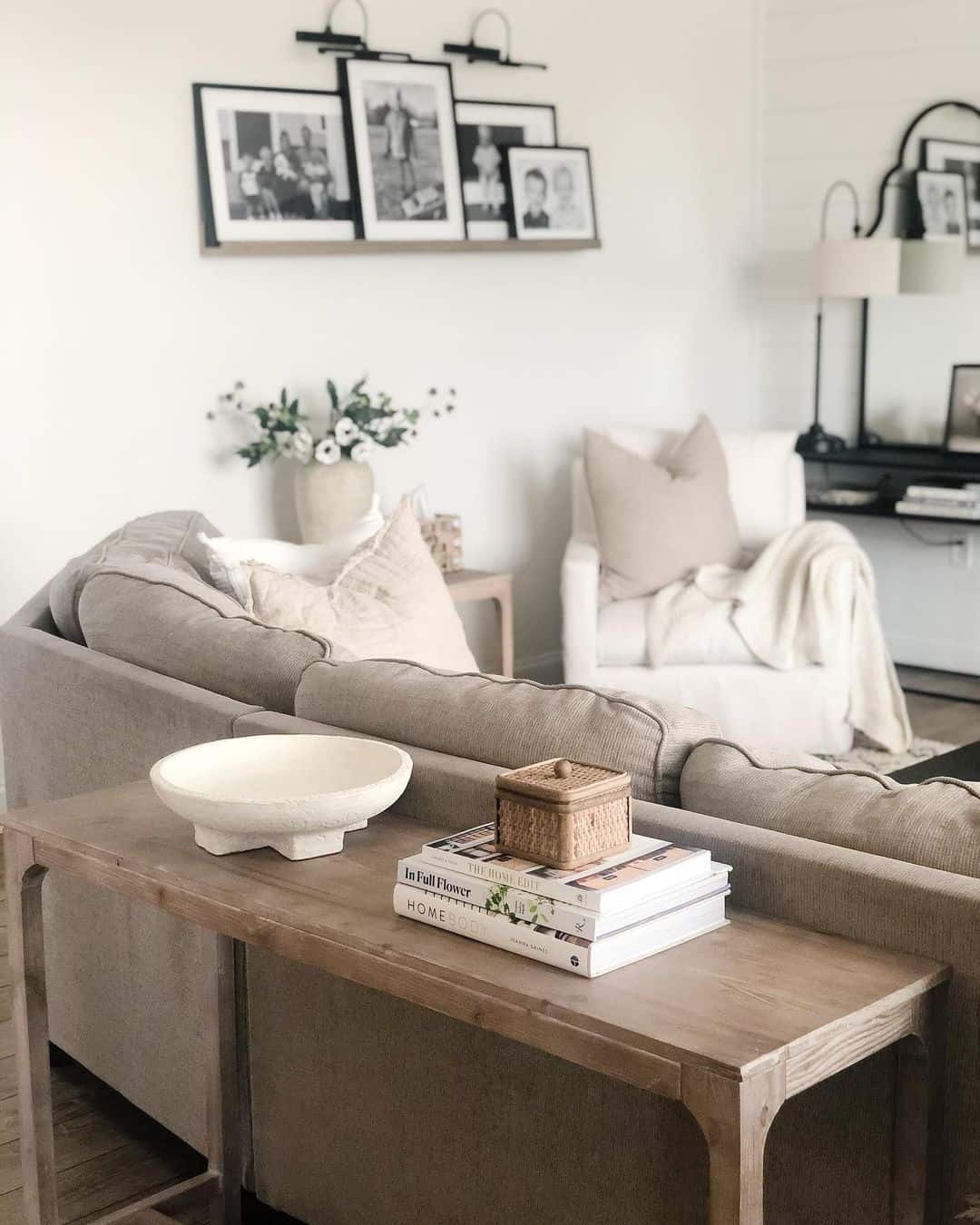 Console Table With Neutral Décor - Soul & Lane