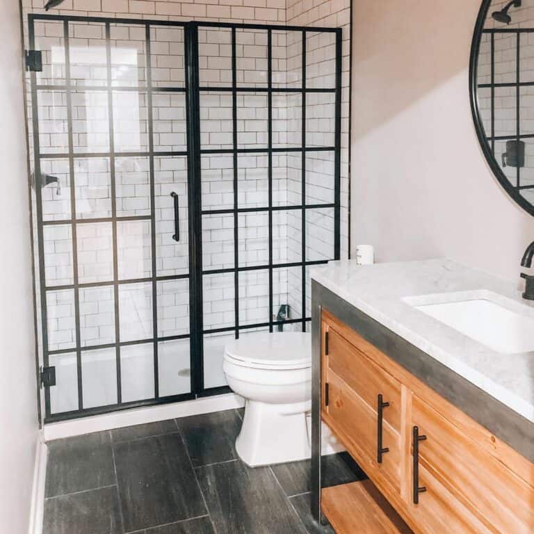 Contemporary Shower Oasis