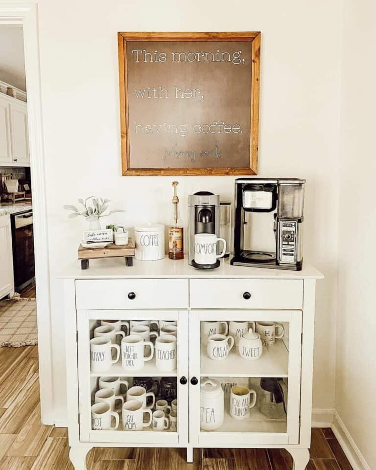 13 Smart, Small-Space Coffee Bar Ideas That Don't Sacrifice Style