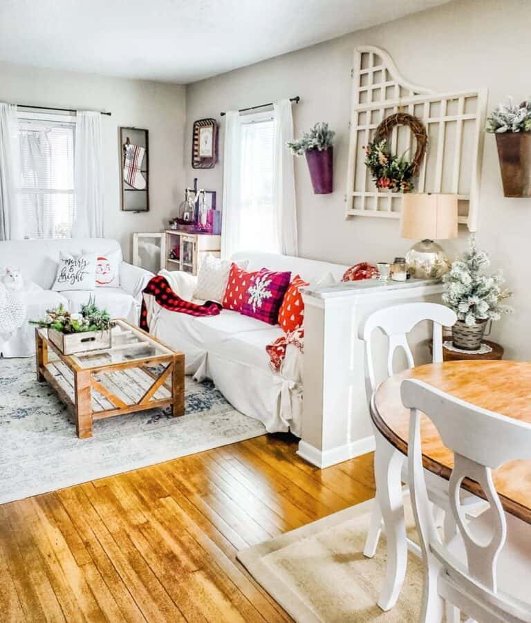 Cottage-Inspired Living Space